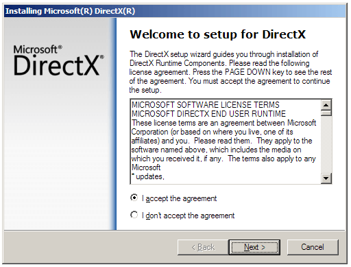 download directx update