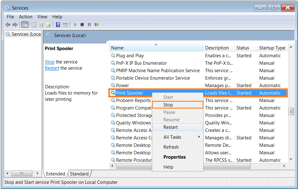 How To Delete A Print Job Stuck In Queue