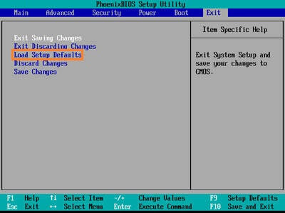 BIOS - Reset BIOS settings - WindowsWally