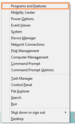 Autopico.exe - Windows Key + X - Programs and Features -- Windows Wally