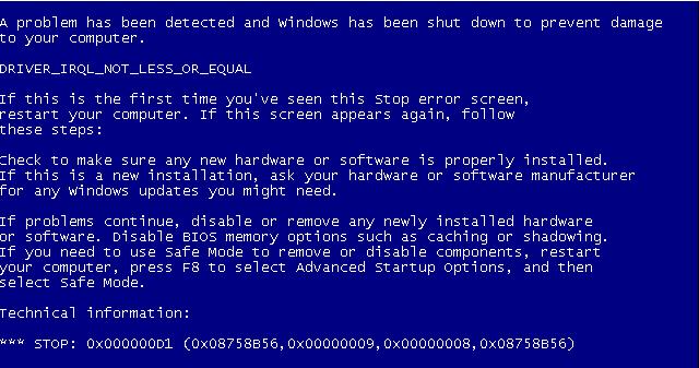 0x000000d1 - Cover - BSoD -- Windows Wally