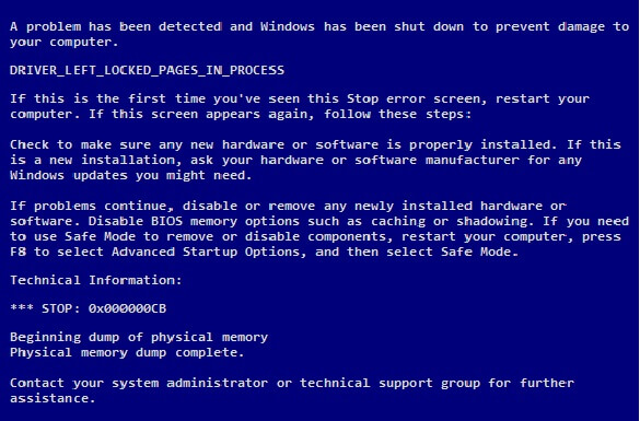 Driver_Left_Locked_Pages_In_Process - Cover - BSoD - Windows Wally