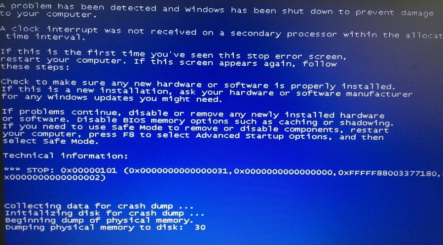 CLOCK_WATCHDOG_TIMEOUT - Cover - BSoD -- Windows Wally