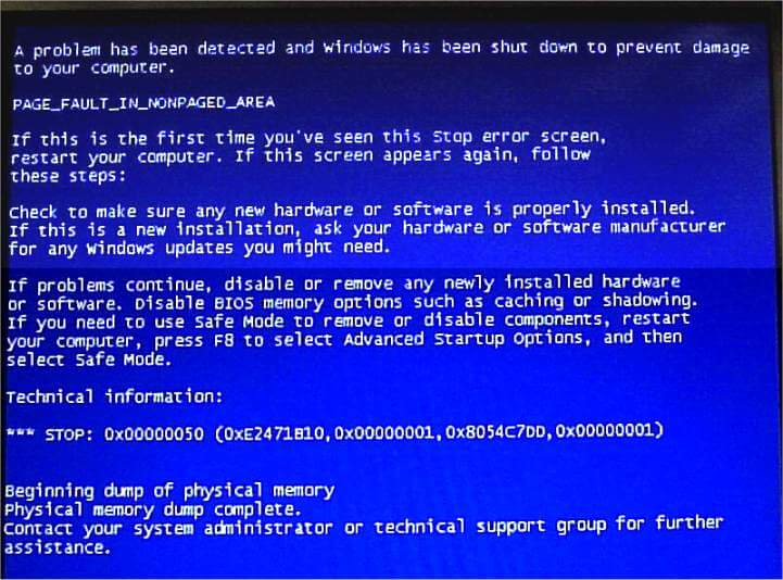 Page_Fault_In_Nonpaged_Area - Cover - BSoD -- Windows Wally