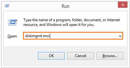 Not Recognized - Run - diskmgmt.msc -- Windows Wally