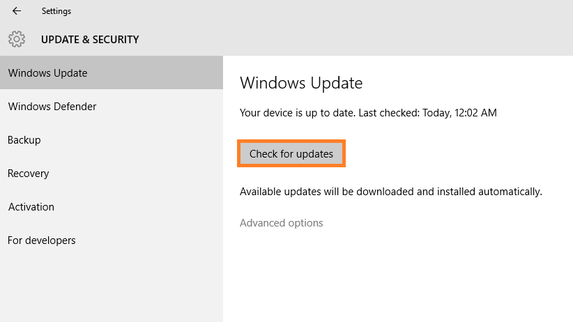 Windows 10 - Microsoft Edge - Check for updates -- Windows Wally