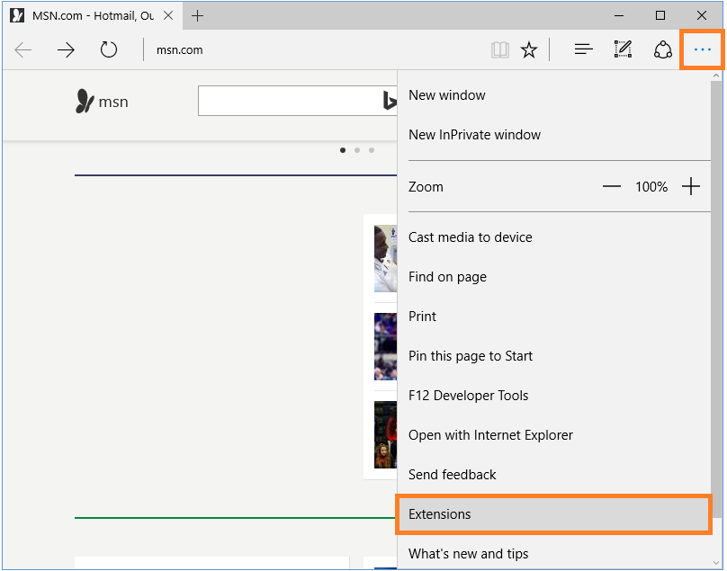 Microsoft Edge - Extensions - Windows 10 - 2 - Windows Wally