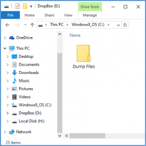 Dump Files -- Windows 10 - File Explorer - Featured - Windows Wally