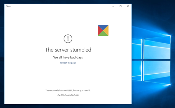 Windows 10 -- A Server Stumbled -- Cover - Windows Wally