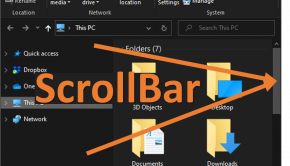 Scrollbar -- Windows 10 - Featured - Windows Wally